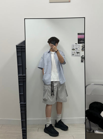 Nylon Cargo Shorts
