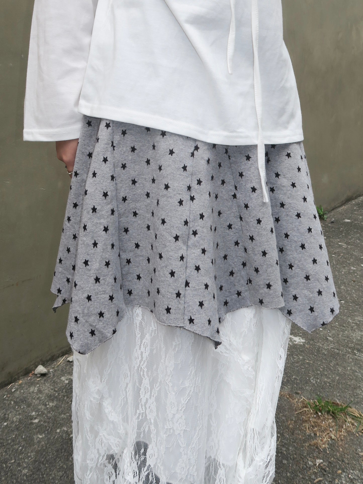 Starry Cotton Mid-dress