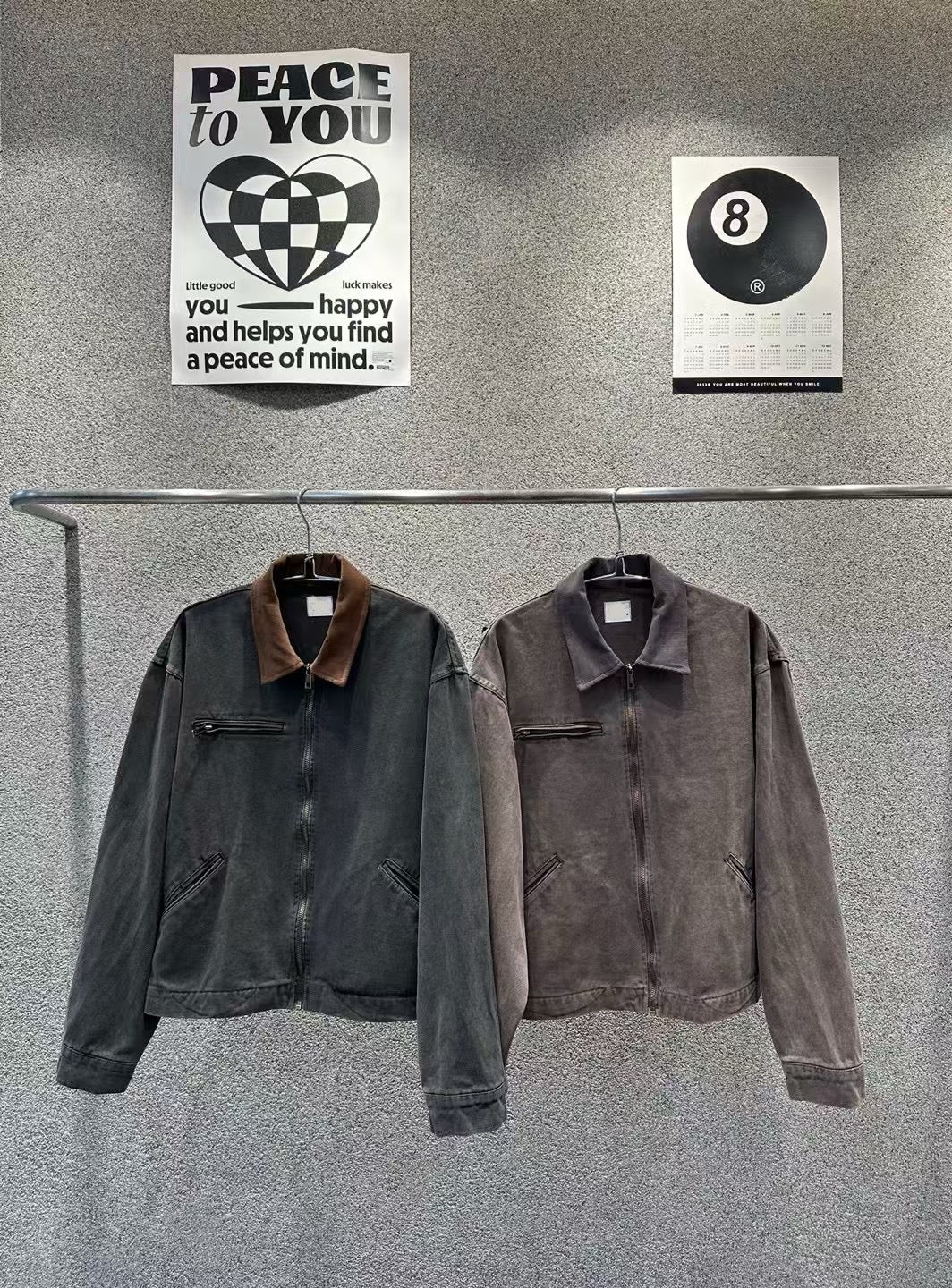 Vintage Crop Work Jacket