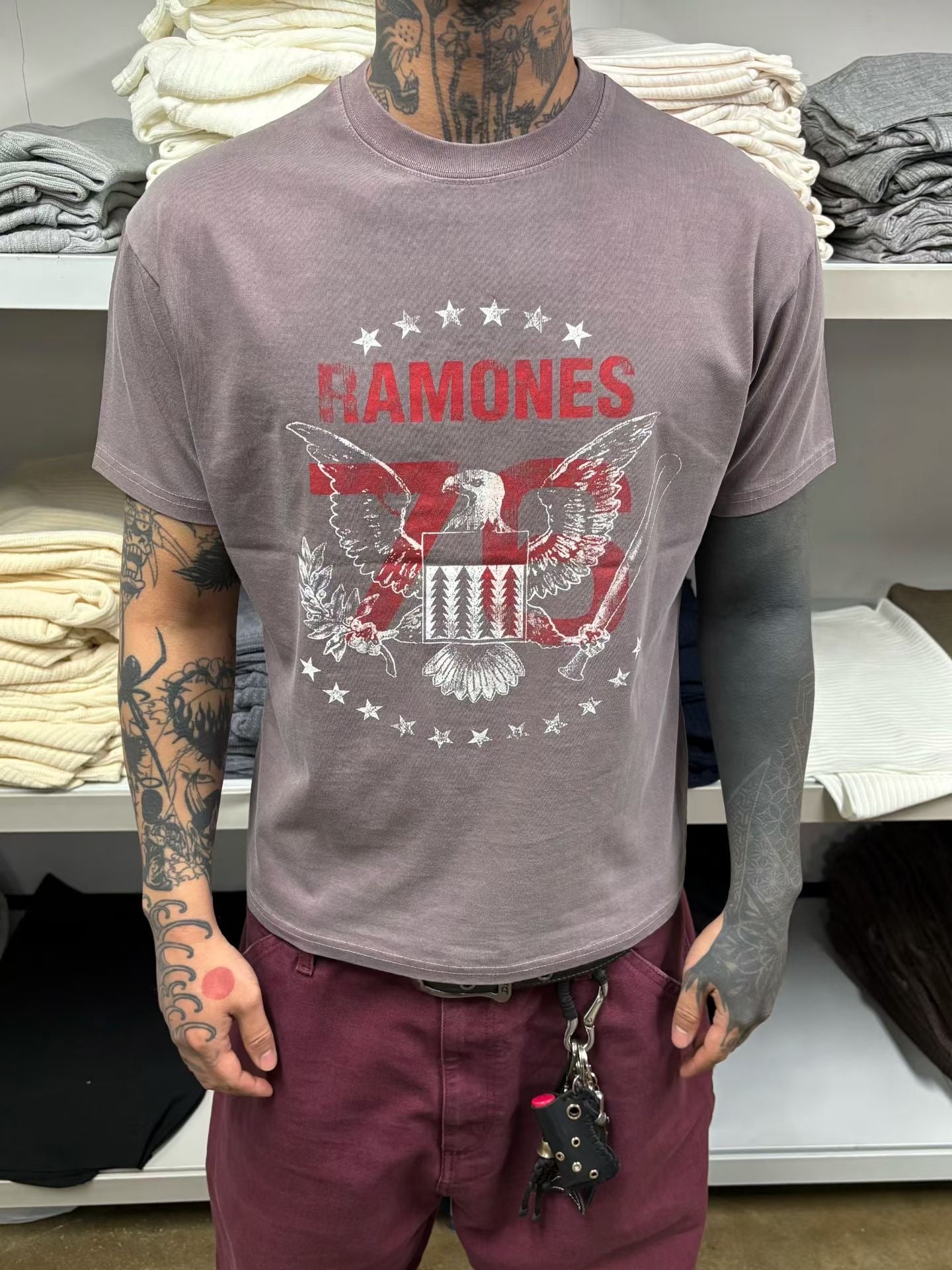 Ramones Short Cut Tee
