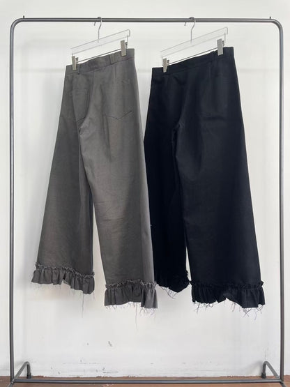 Ruffle Wide Pants