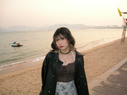 Square Lace Crop Top