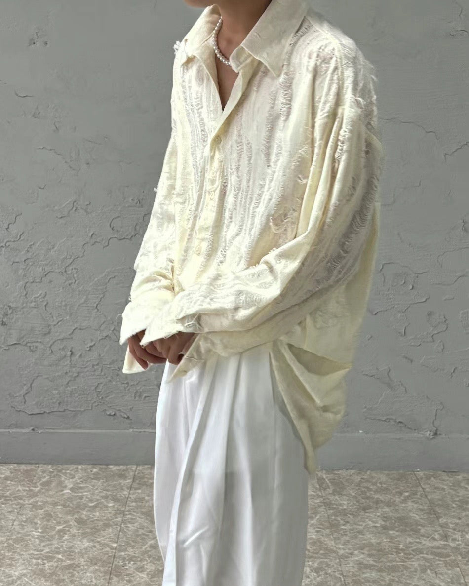 Damaged Long-sleeve Shirt