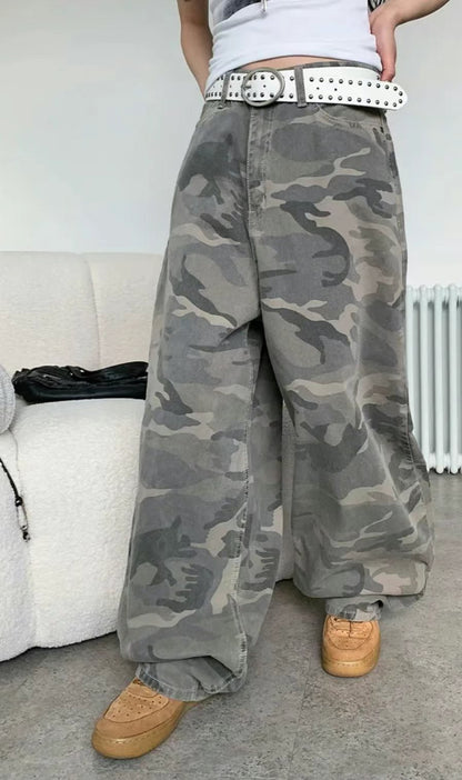Camouflage Wide Pants (預訂）