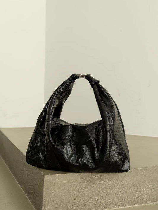 Two-ways Wrinkle Buckle Bag