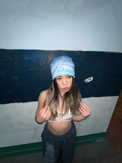 Cybersculpture Printed Beanie