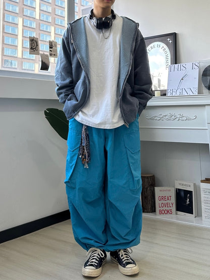 Vintage Dying Zip-Up Hoodie