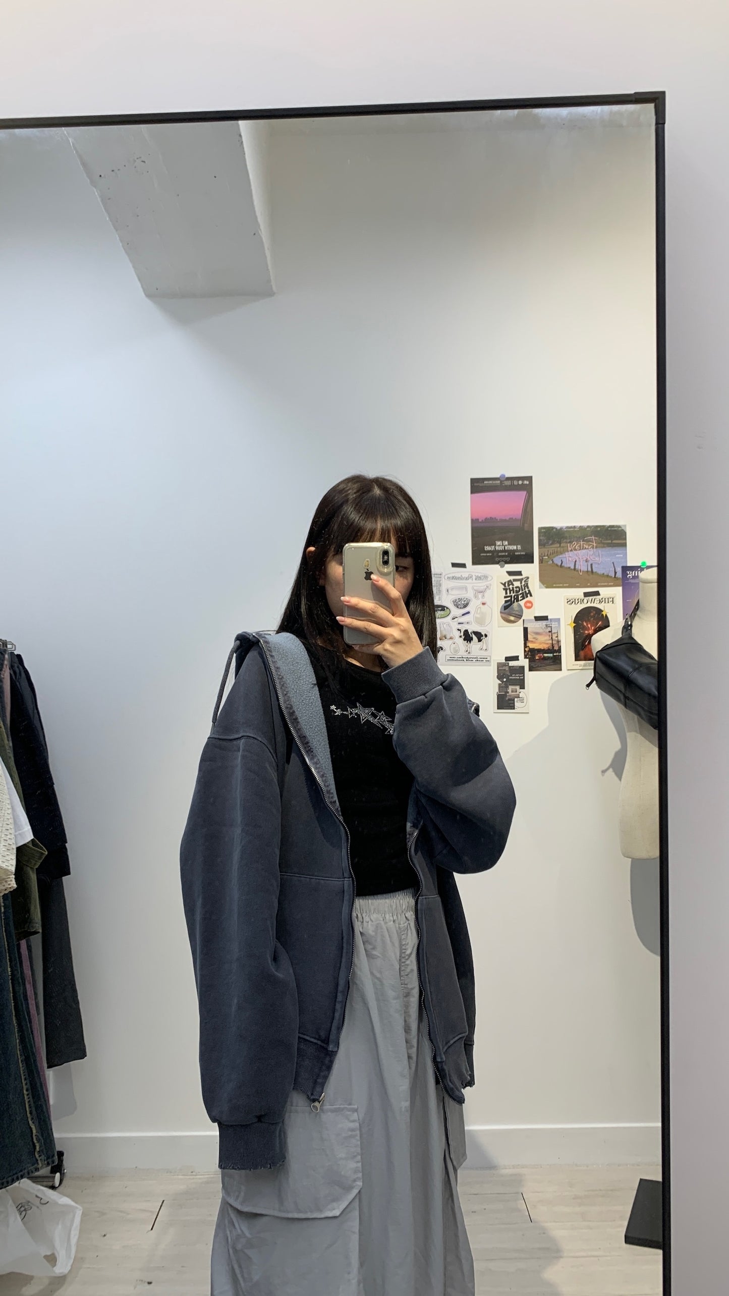 Vintage Dying Zip-Up Hoodie