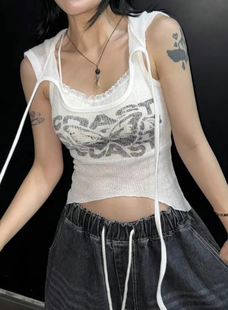 Asymmetrical Hoodie Top