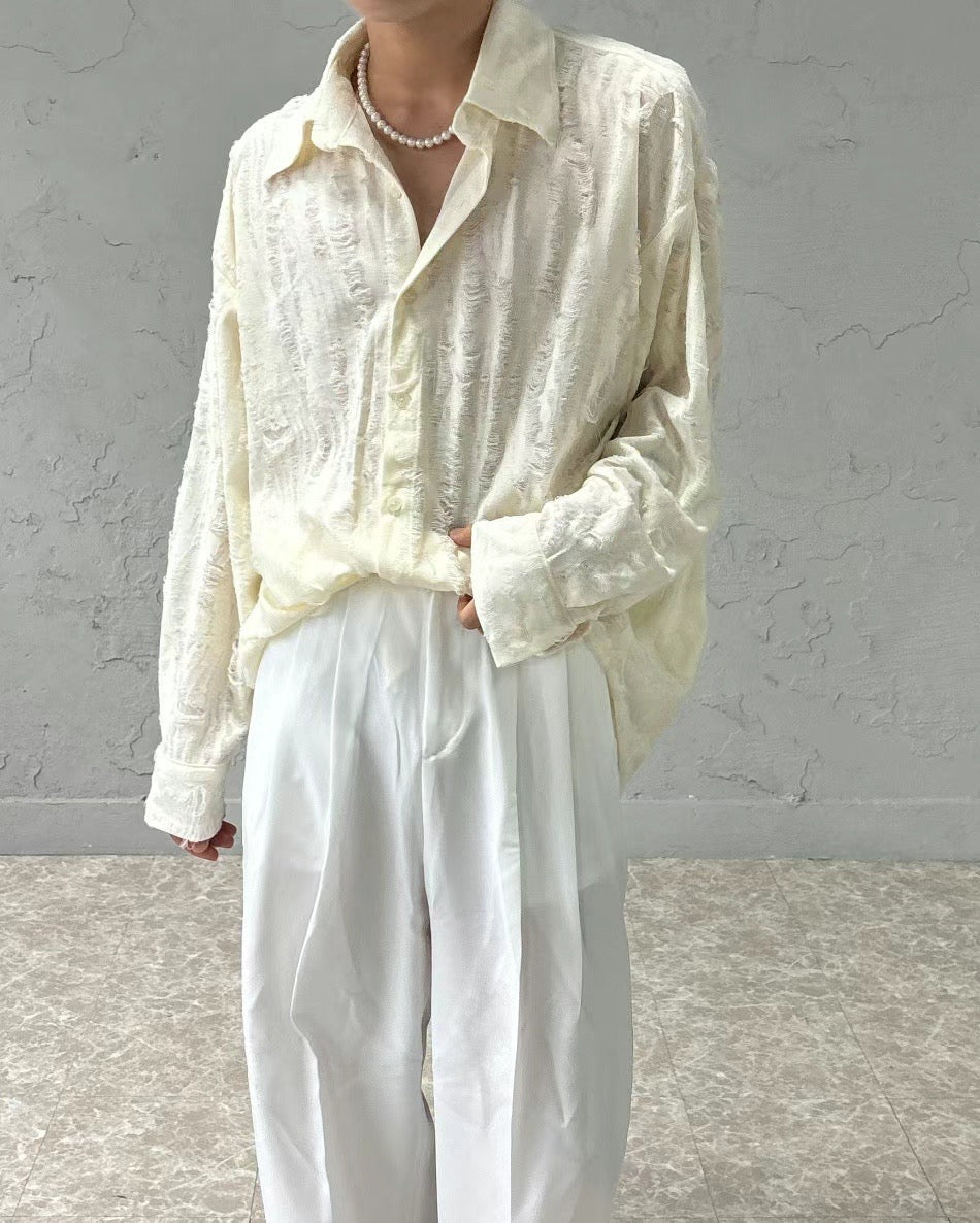 Damaged Long-sleeve Shirt