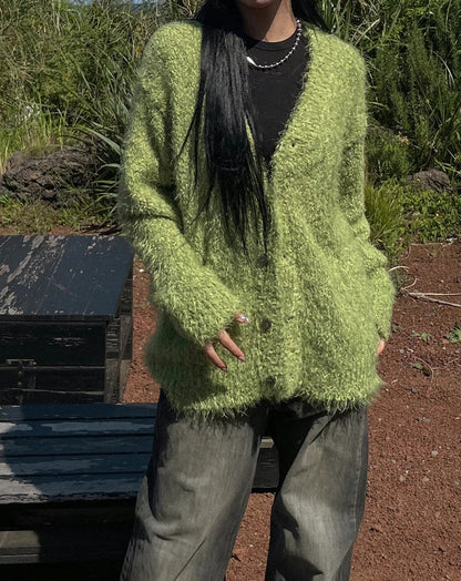 Fluffy Wool Cardigan (預訂）