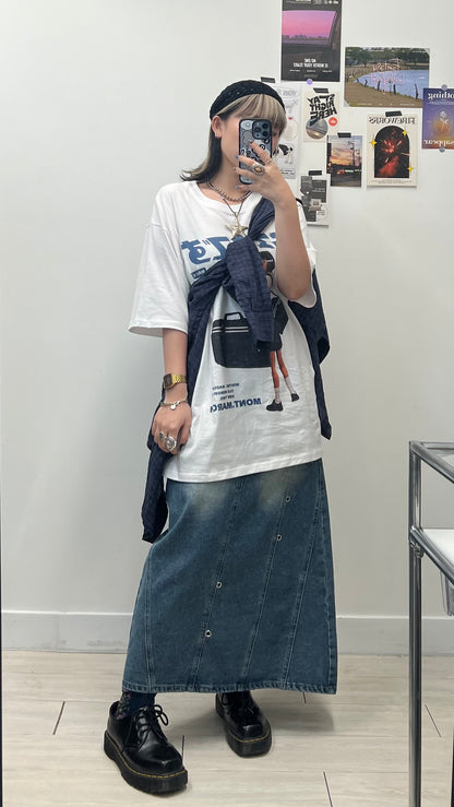 Veiled Checkered Long-sleeve Shirt （預訂）