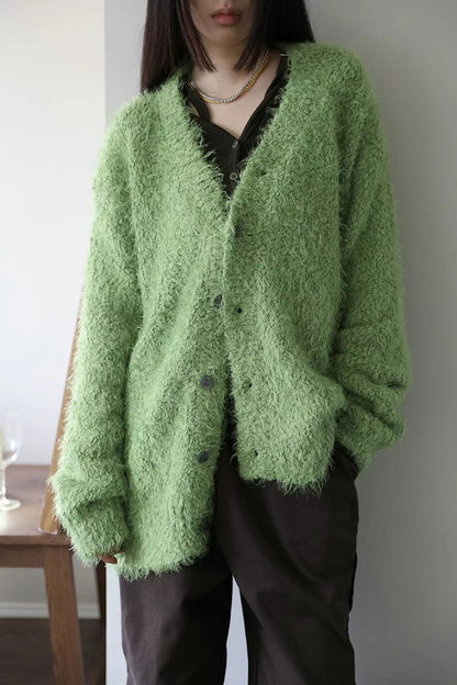 Fluffy Wool Cardigan (預訂）