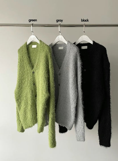 Fluffy Wool Cardigan (預訂）