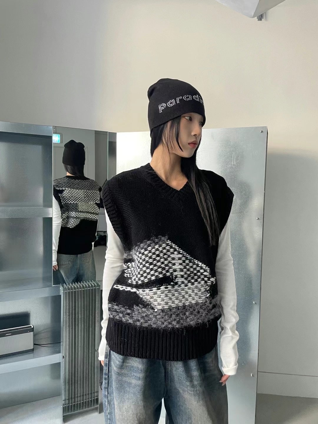 Wood Bridge Knit Vest