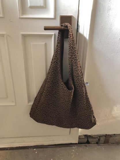 Double-sided Leopard Shoulder Bag