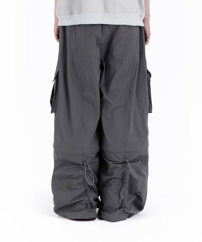 Two-ways Nylon Cargo Pants