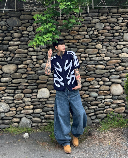 Flying Track Zip-up Knitwear