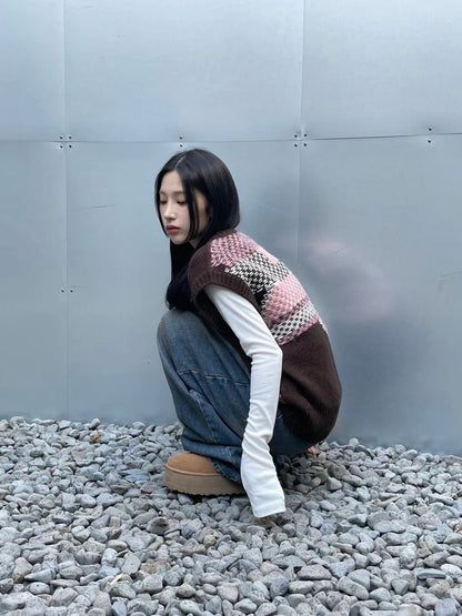 Wood Bridge Knit Vest