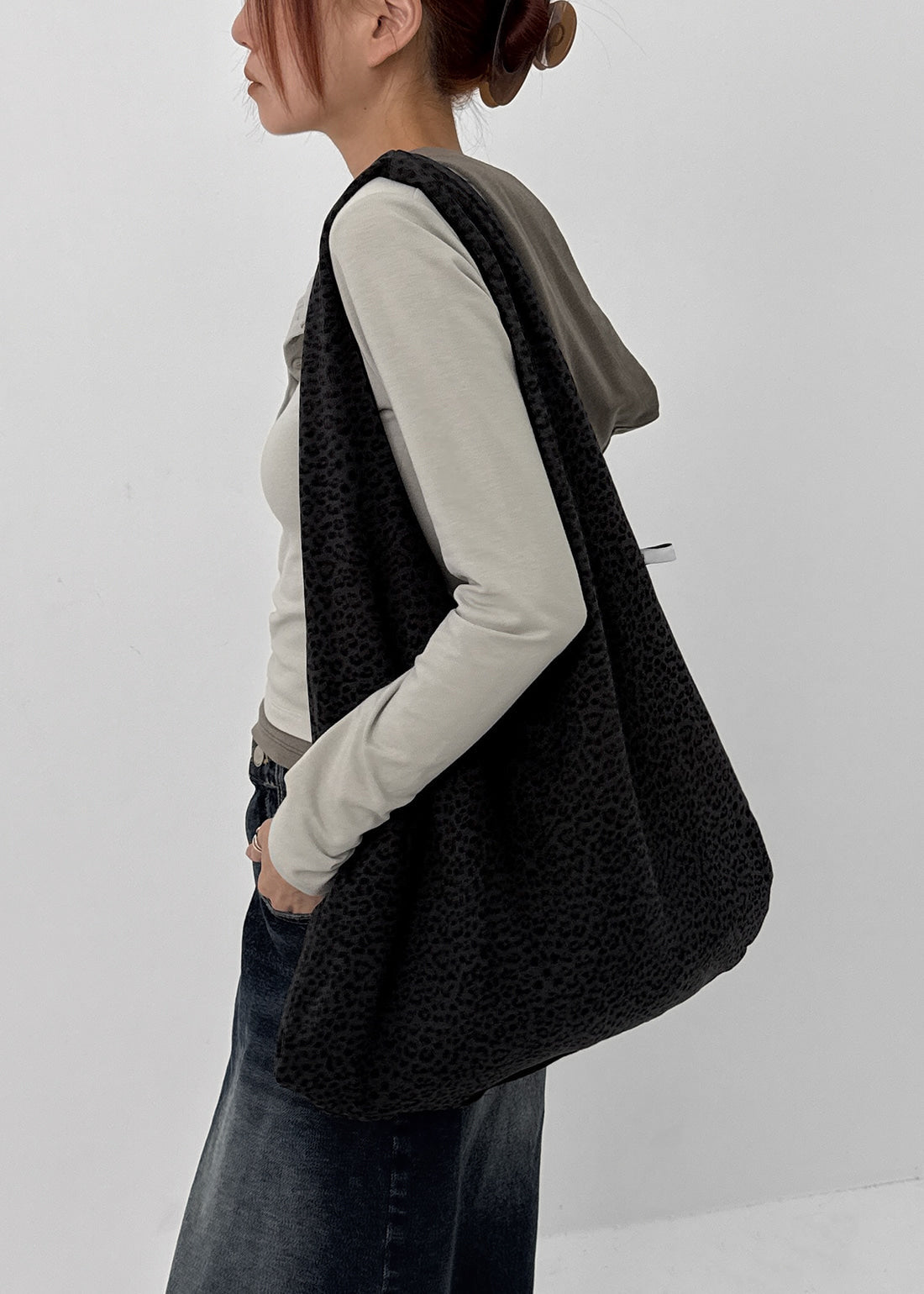 Double-sided Leopard Shoulder Bag