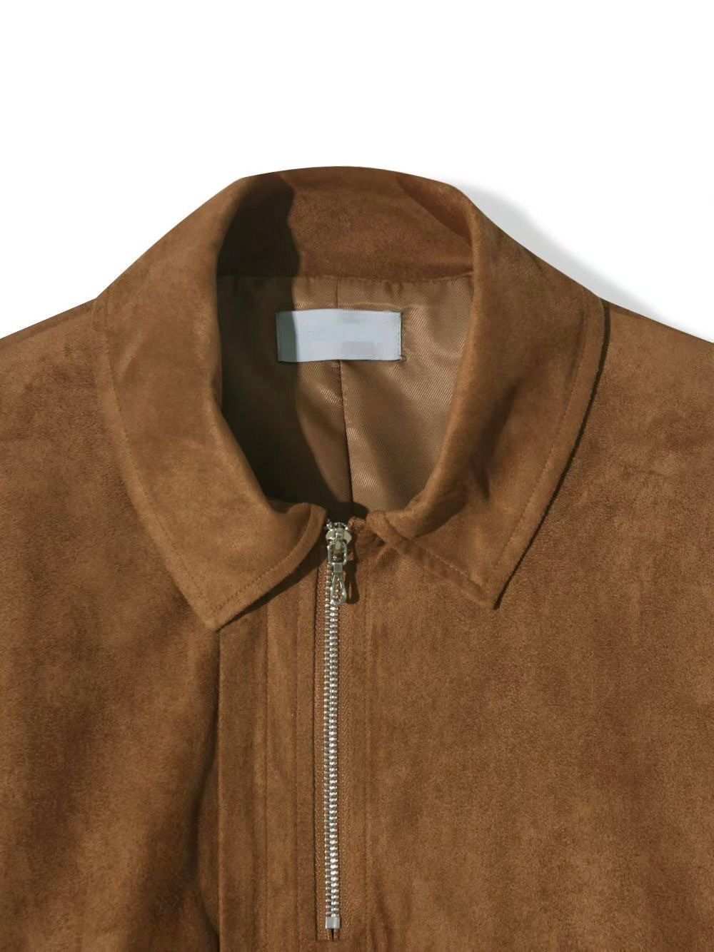 Suede Double Zipper Jacket