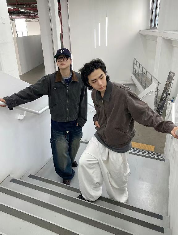 Vintage Crop Work Jacket