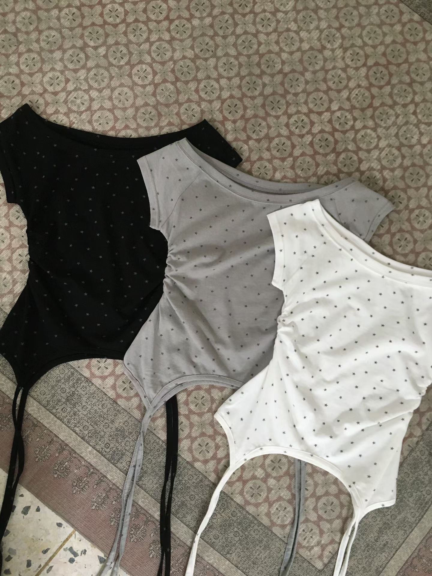 Starry Off-shoulder Top