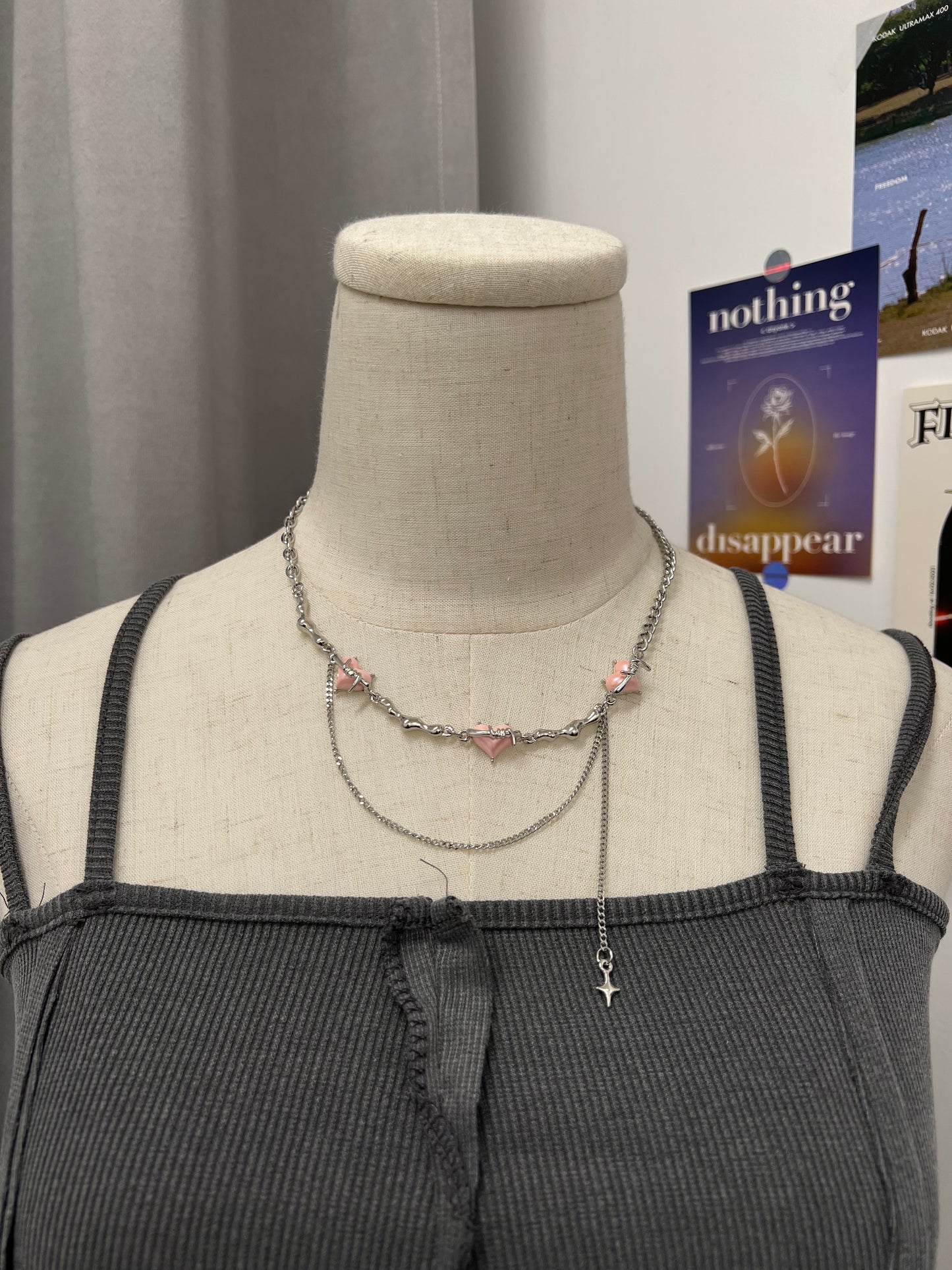 Triple Heart Necklace