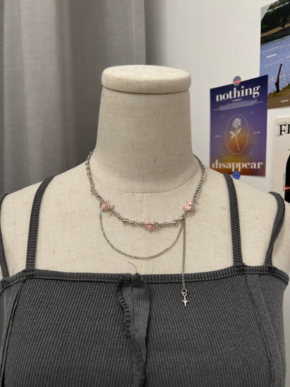 Triple Heart Necklace