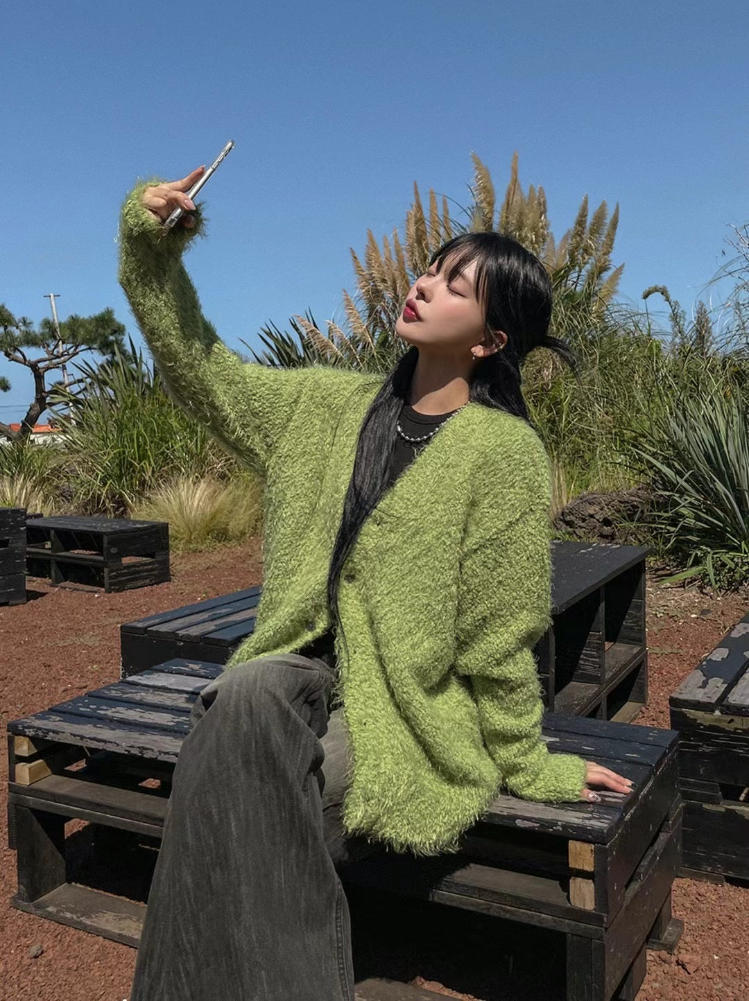 Fluffy Wool Cardigan (預訂）