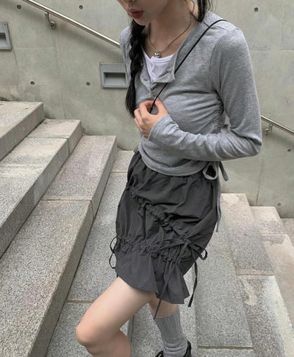 Nylon Ribbon Sok Sok Skirt