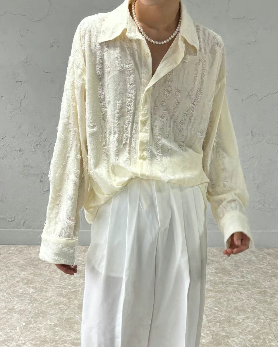 Damaged Long-sleeve Shirt