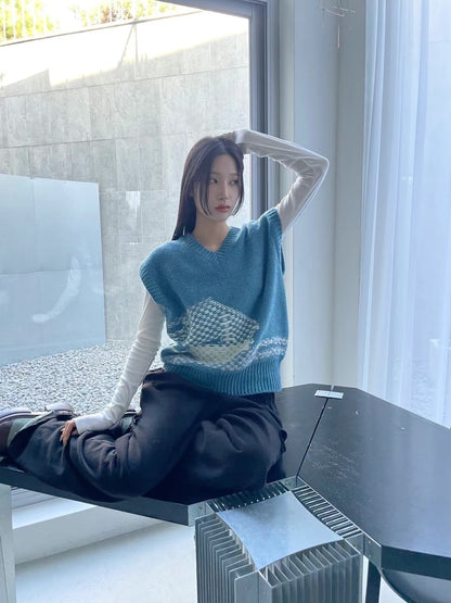 Wood Bridge Knit Vest