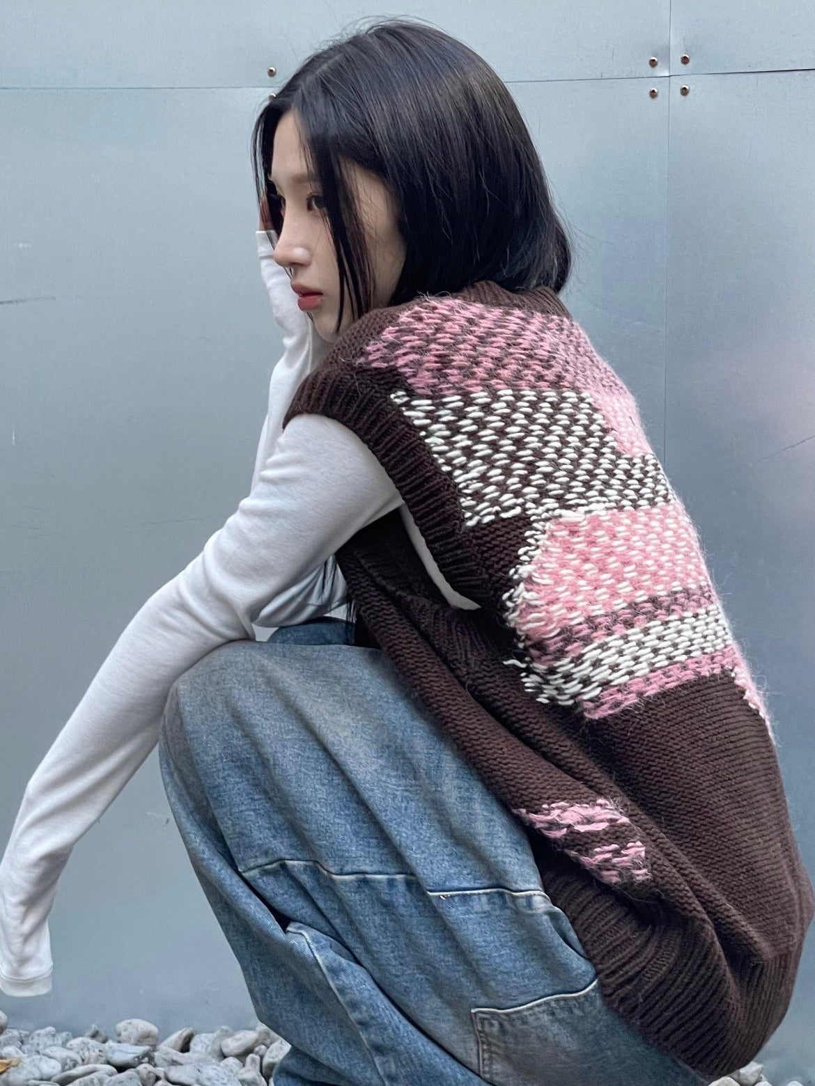 Wood Bridge Knit Vest