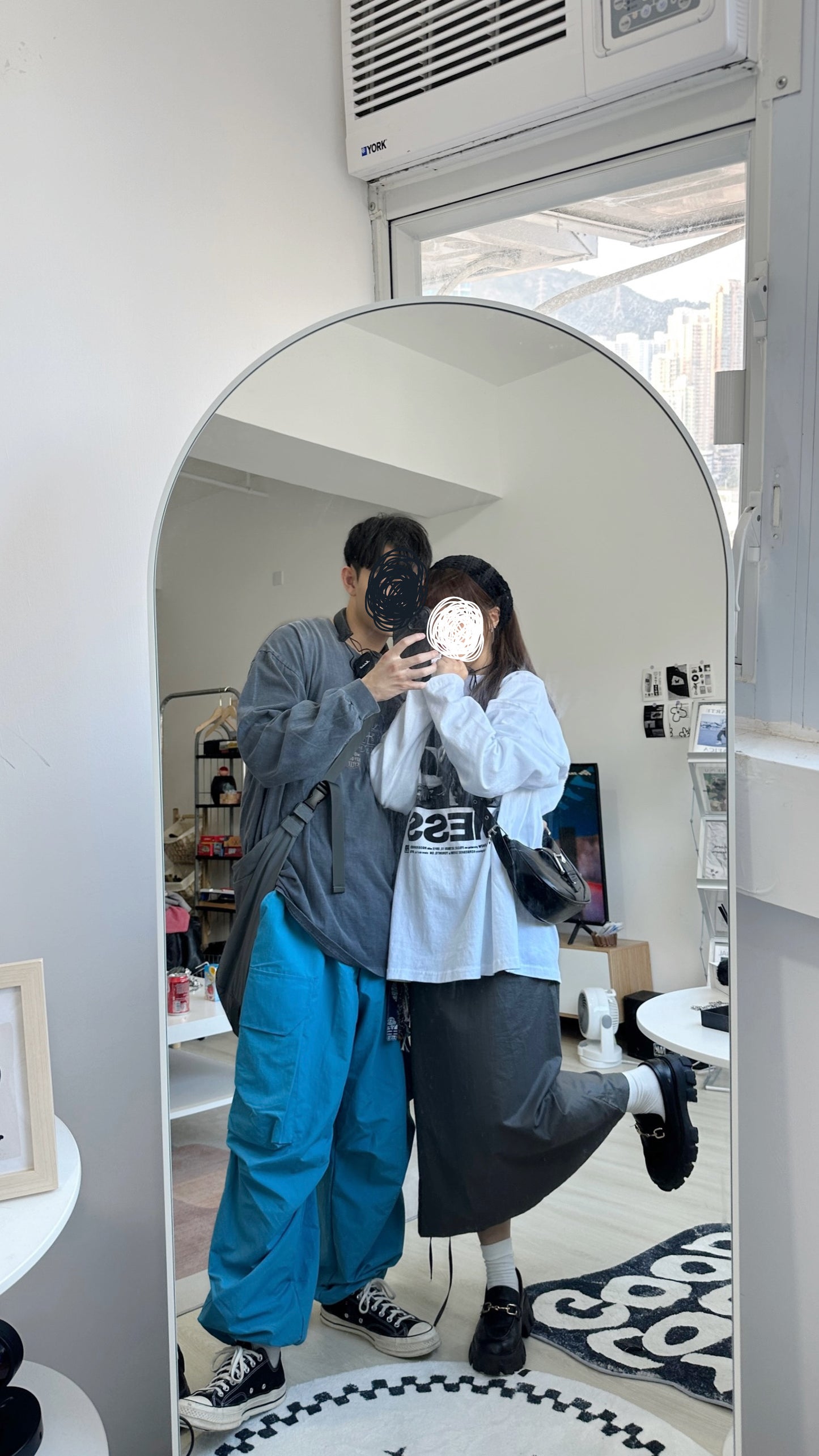 Tie-up Ribbon Nylon Skirt