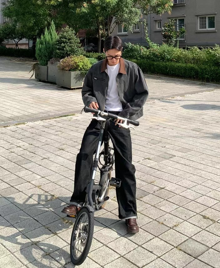 Vintage Crop Work Jacket