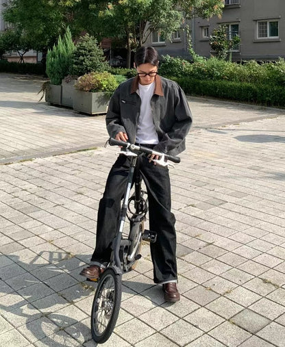 Vintage Crop Work Jacket