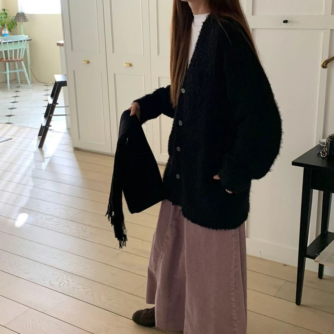 Fluffy Wool Cardigan (預訂）