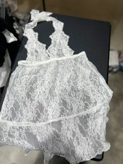 Lace Neck Halter Layer (預訂）