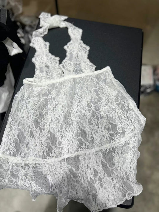 Lace Neck Halter Layer (預訂）