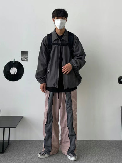 Stitching Style Nylon Pants