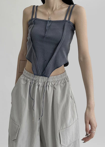 Damage Double Strap Top