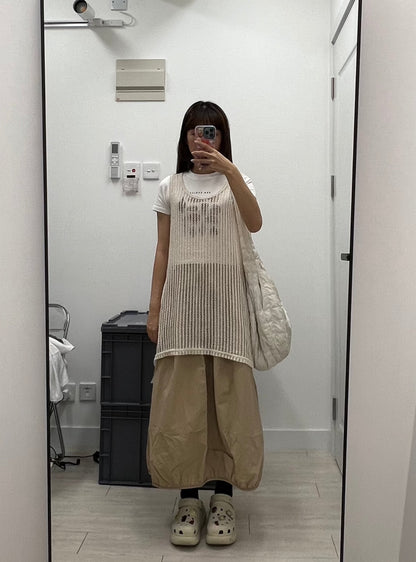 Knitted Mesh Vest