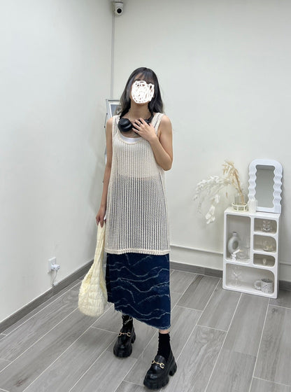 Knitted Mesh Vest