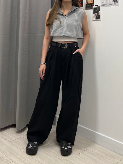Wrinkle Street Balloon Pants