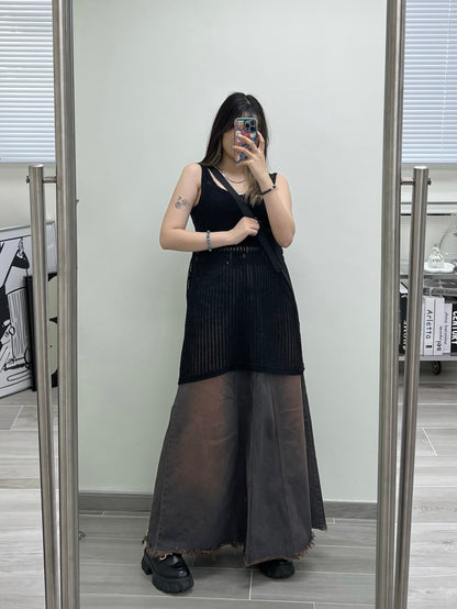 Knitted Mesh Vest
