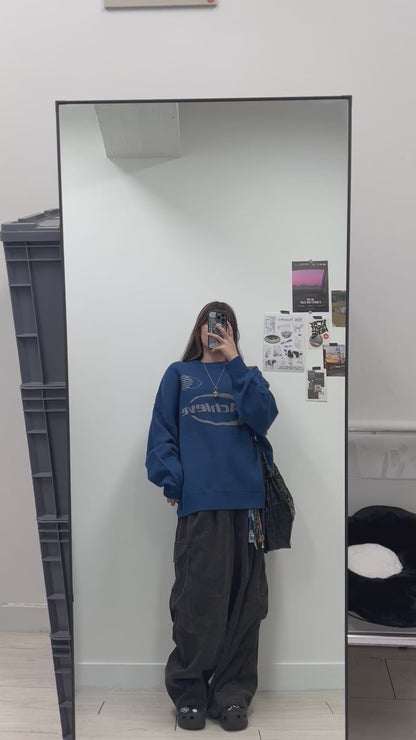 Corduroy Cargo Balloon Pants
