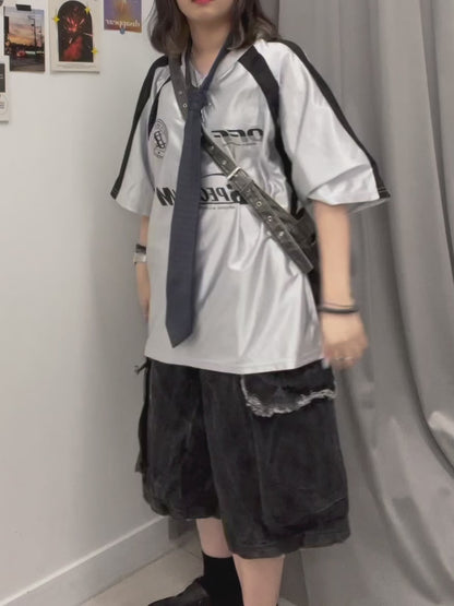 Fringe Cargo Shorts