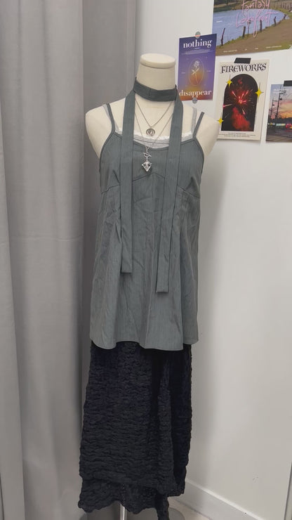 Suit Top & Scarf Set