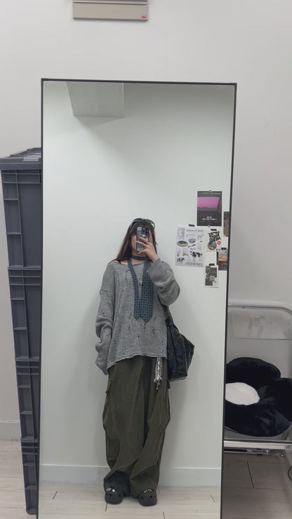 Corduroy Cargo Balloon Pants